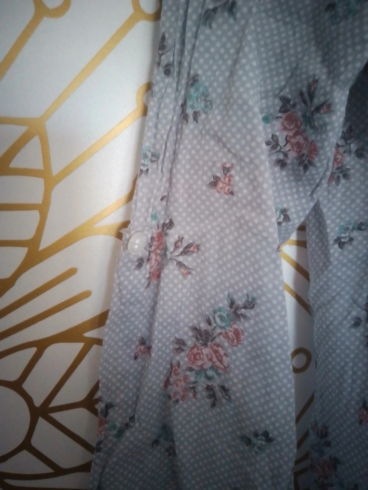Tunique Chemise coton et fleur IKKS XS – photo 4